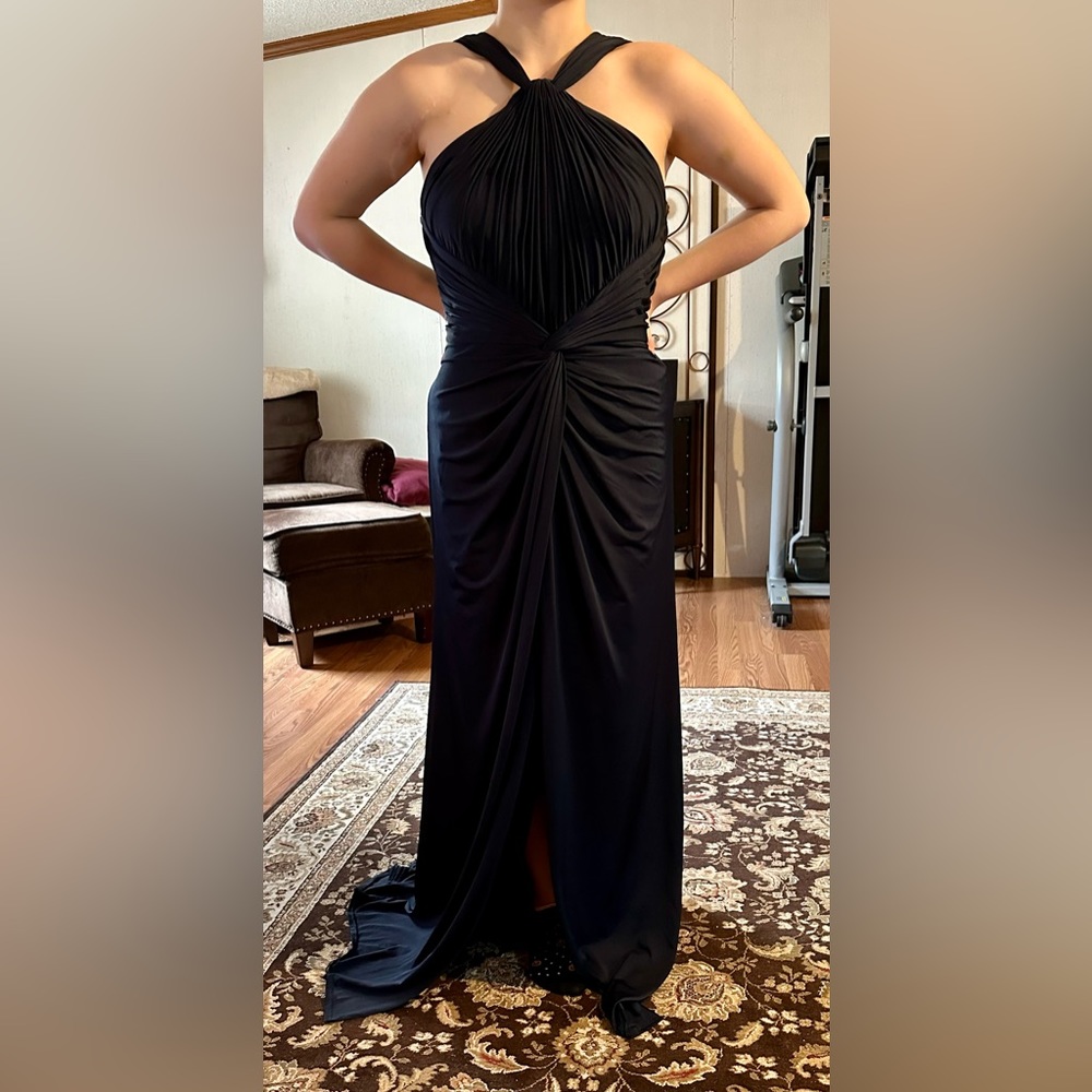 Navy Tadashi Gown